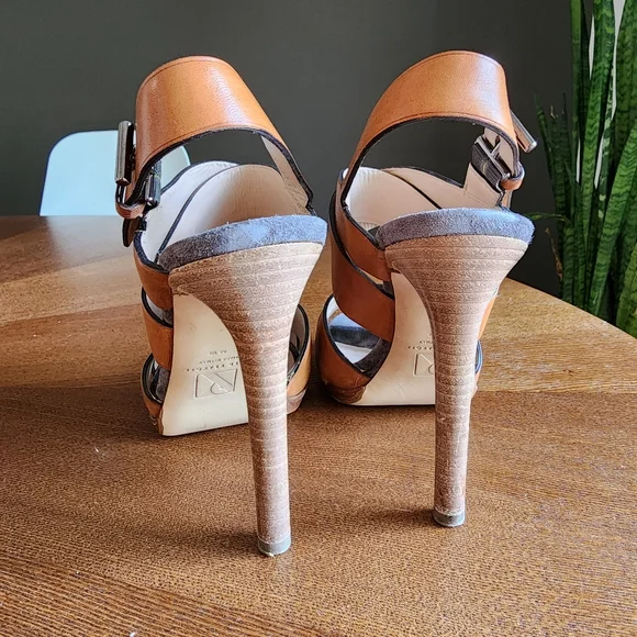 Reed Krakoff Boxer Strappy Heeled Sandals - Picture 4 of 8